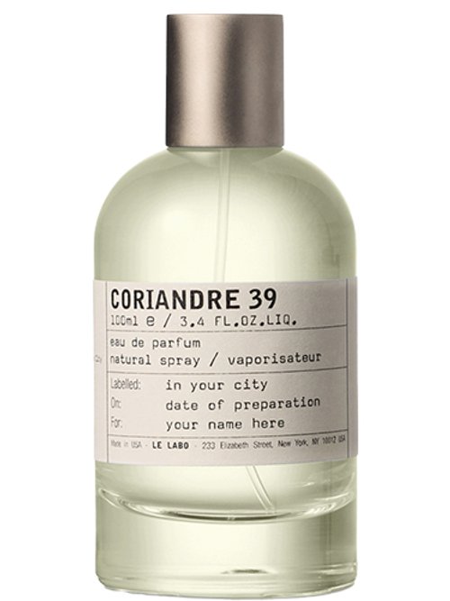 香水(ユニセックス) LE LABO Coriandre 39 15ml CORIANDRE 39香水由Le Labo制作- Wikiparfum