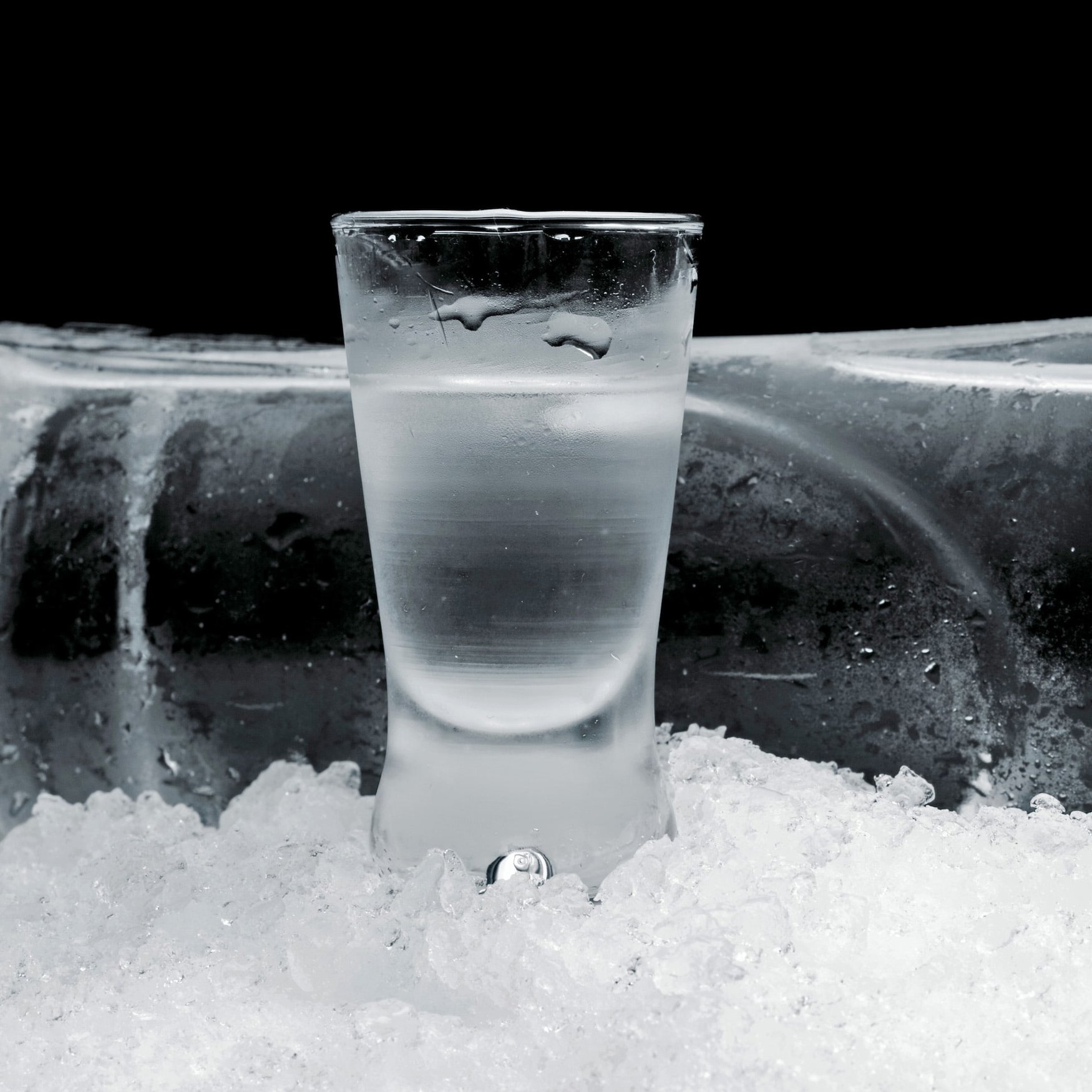 Gekühlter Wodka